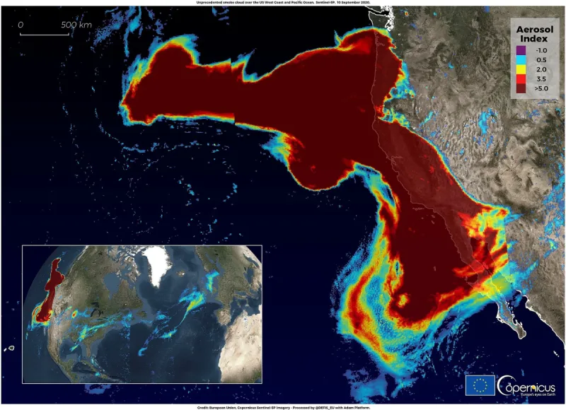 In September 2026, University of Utah scientists using TROPOMI saw Western US forest fluorescence fade two years before bark-beetle mortality showed in aerial surveys.