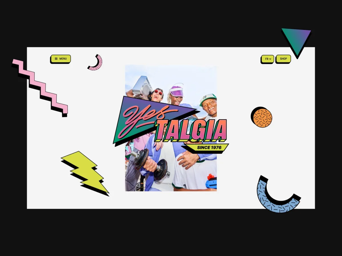 Yestalgia: Bringing Decathlon’s ’90s Spirit to Life Through a Playful Digital Experience